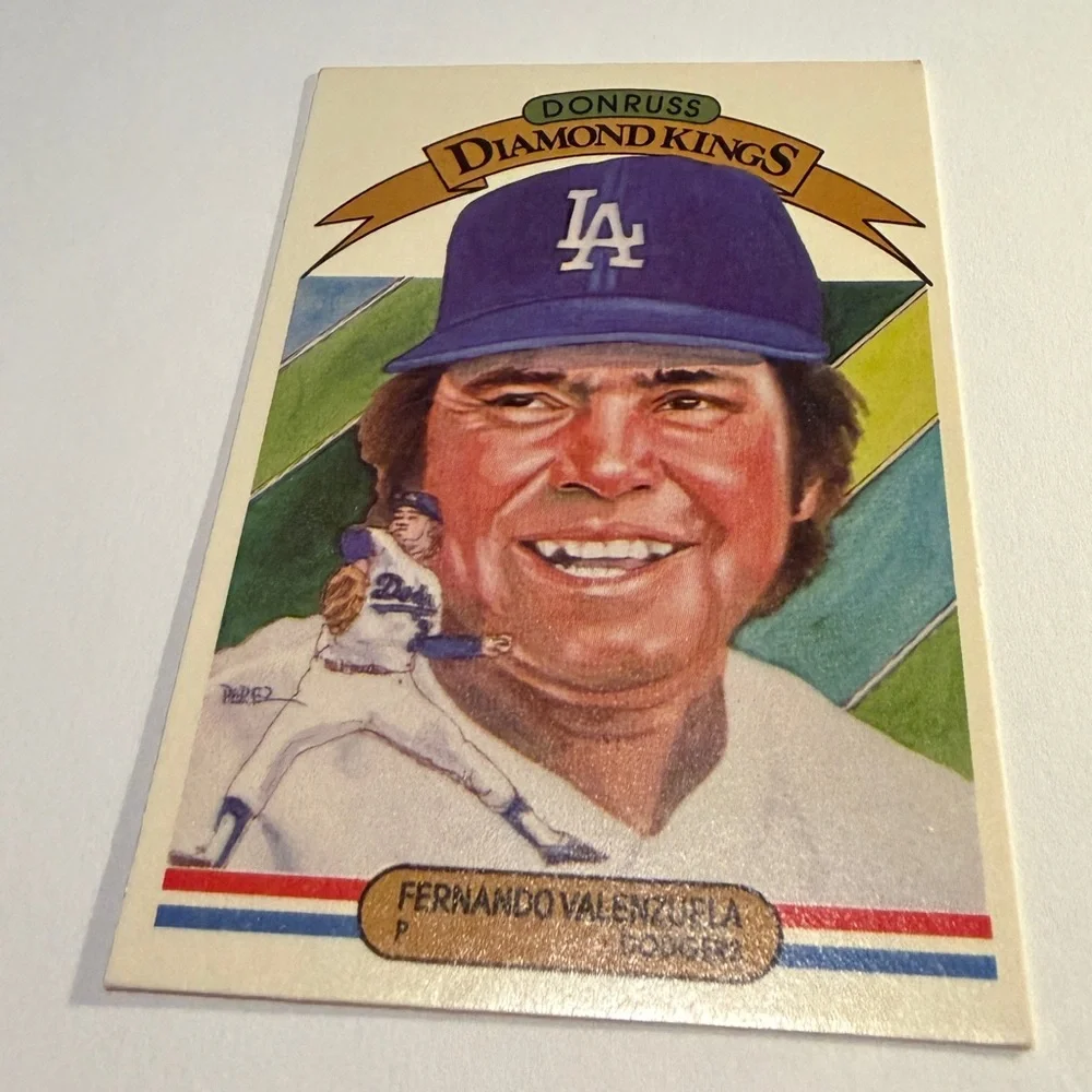 Fernanado Valenzuela 1982 Donruss Diamond Kings Baseball Card Vintage